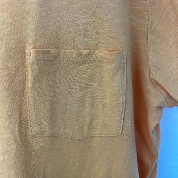 Marigold Short Sleeve Tee with Front Pocket - Picture 3 of 4